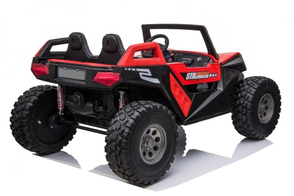 24V Beach Buggy Sahara 4WD Electric Red - Image 4