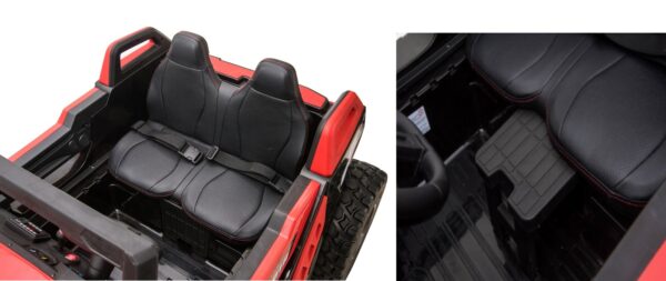 24V Beach Buggy Sahara 4WD Electric Red - Image 6